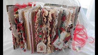 Mega XXL shabby chic Christmas Junk Journal