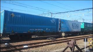 63列車JR貨物桃太郎EF210−338押し🍑
