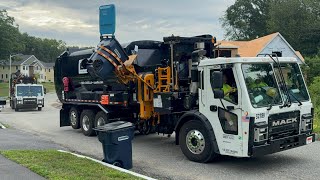Casella Garbage Trucks First Day In North Reading