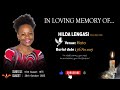 BURIAL SERVICE Celebrating The Life Of Hilda Daki Lengasi Mwadime