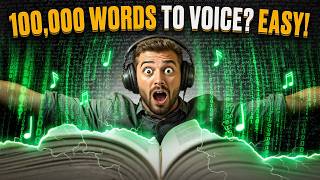 Turn Any Huge Text into Speech Instantly! One Click = 12 Hours of Audiobook. AI Magic!