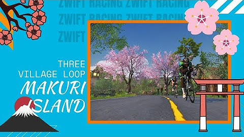 On découvre le Japon sur Zwift ! 🗾🏮 Three Village Loop