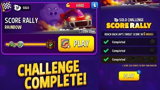 Hard Rainbow solo challenge✅|3050 points score rally solo challenge|match master