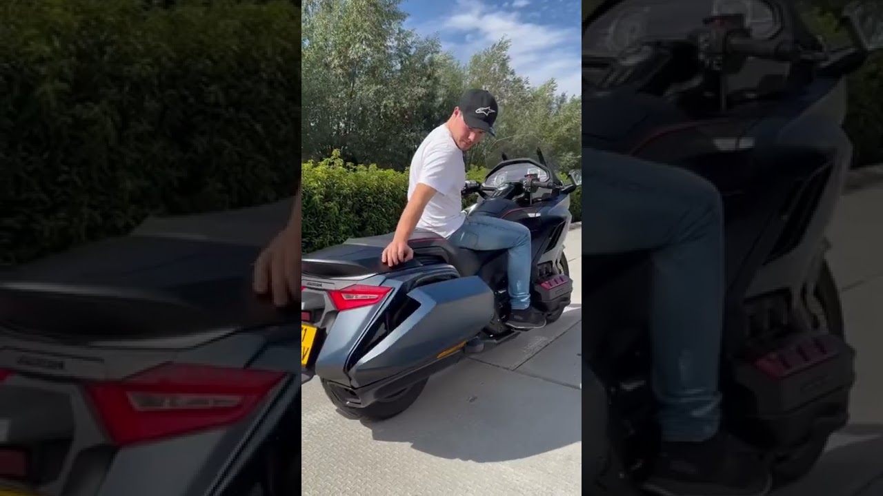 Even reverse driving is possible on the Honda Goldwing ️ YouTube