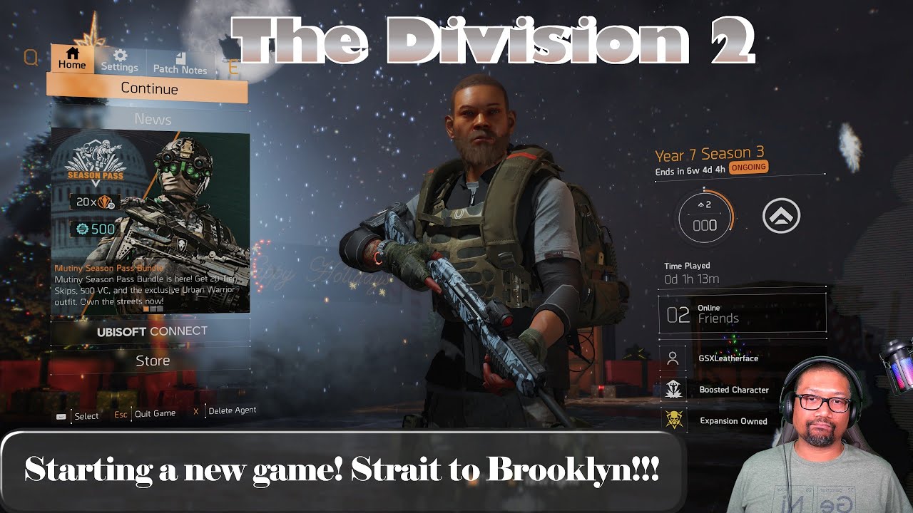 Playing Division 2 for the first time!