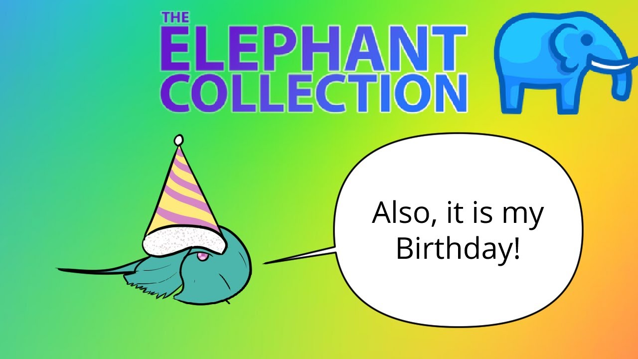 Its my birthday, so we're playing old flashgame| The Elephant Collection | Sandra Obscura (ENVtuber)
