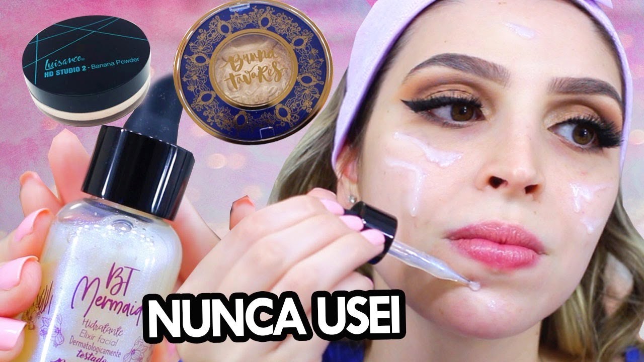 Me MAQUIEI pra SAIR e TESTEI muitas NOVIDADES | Julia Tedesco