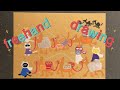 Camel Caravan || Simple Freehand Drawing With Acrylic Markers, Easy Doodle Coloring Art Beginners