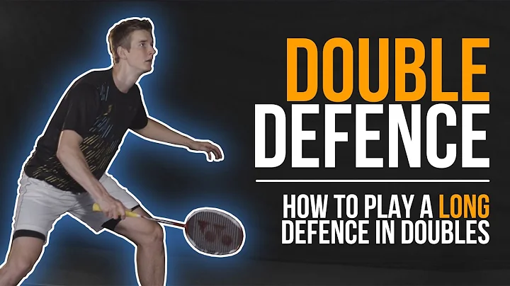 Badminton Double Defence: How to play a long defence in doubles