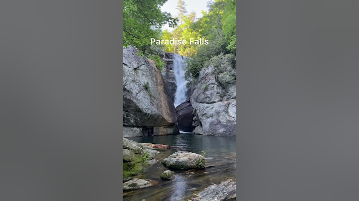 Swimming holes with waterfalls in North Carolina! 💦
