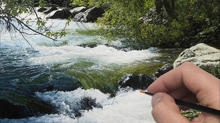 Painting This Rushing River | Time Lapse | Episode 199 - DayDayNews