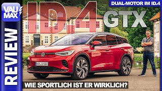 Vw Id4 Gtx Im Fahrbericht  Das Eauto Mit Gtifeeling