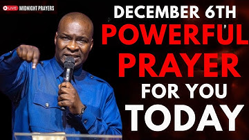 🔴 LIVE: APOSTLE JOSHUA SELMAN POWERFUL PRAYER FOR YOU TODAY, DECEMBER 6TH 2025
