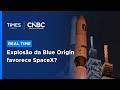 Foguete da Blue Origin explode durante voo de teste; entenda o impacto para a empresa