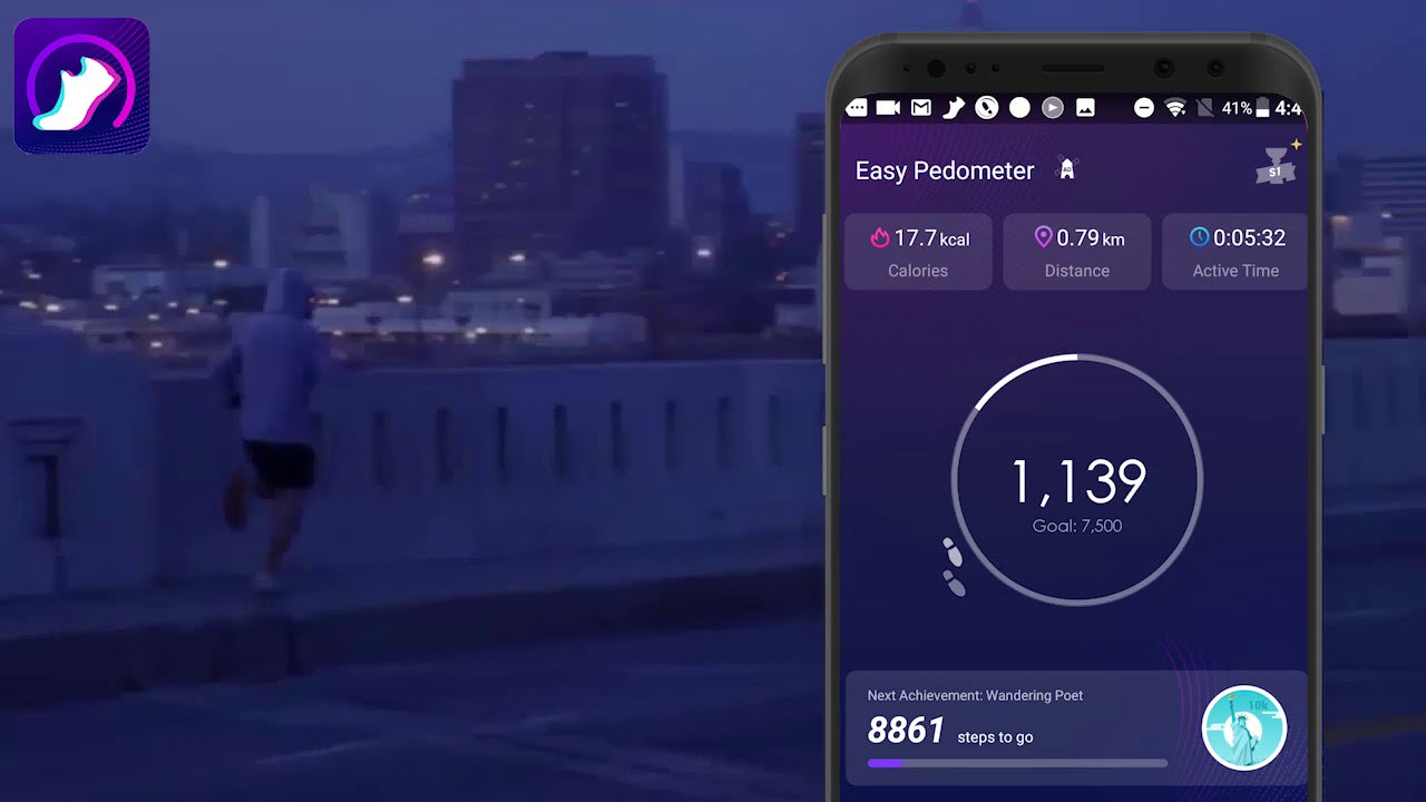 easy pedometer YouTube