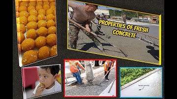 VTU 4TH SEM l CONCRETE l  LECTURE 1 l MODULE 2 l Fresh Properties of Concrete & its Importance.