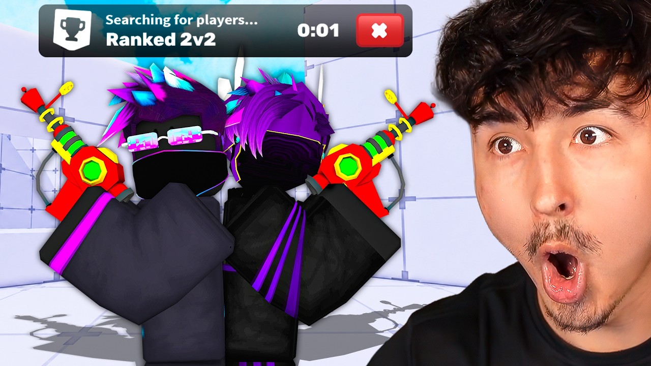 I played RANKED with TINYDUDE in Roblox Rivals!