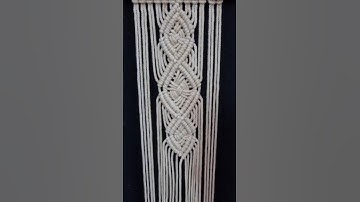 wall hanging diamond patterns #macrame #macrametutorial #knot #diy #diymacrametutorial #tutorial