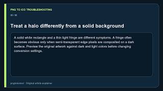 PNG to ICO: Fix a White Background in the Converted Icon