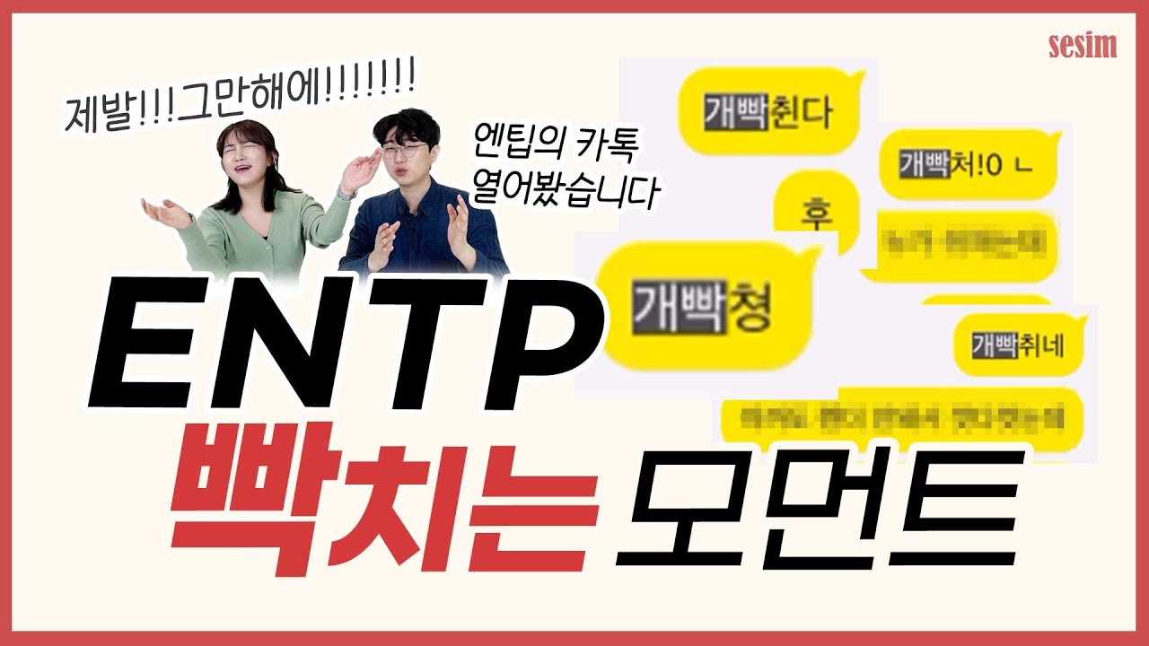 MBTI 유형 | ENTP는 이럴 때 빡친다!