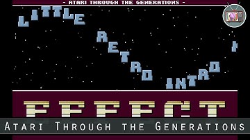 Atari Through the Generations by Effect, 2016 | Atari ST Intro | 1080p/50fps