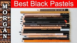 Best Black Pastel Pencils - Caran d Ache, Derwent, Carbothello, PITT etc Jason Morgan wildlife art