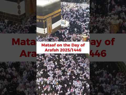 A Packed Mataf On The Day Of Arafah 2025 1446 No Hujjaj ONLY Local People Shorts Hajj Islam