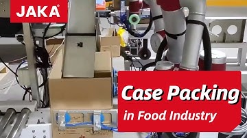 Automated Case Packing in Food Industry with JAKA Cobot
