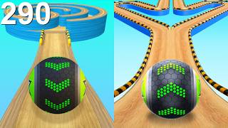 गोइंग बॉल्स स्पीडरन, फनी फेल्स बनाम चैलेंज, पोर्टल रन, रेस एंड्रॉइड, आईओएस गेमप्ले 290 screenshot 2