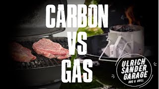 MITOS DE LA PARRILLA: CARBON VERSUS GAS | WEBER  GAS GRILL Q1200 VS WEBER MASTER TOUCH