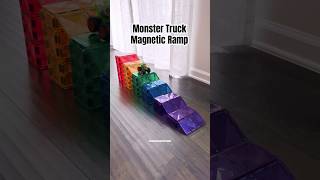 Monster Truck | Magnetic Tiles | Car Ramp #magnetictiles #stemtoys #monstertruck
