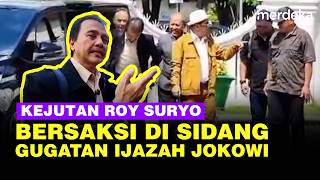Kejutan Roy Suryo Bersaksi di Sidang Citizen Lawsuit Ijazah Jokowi