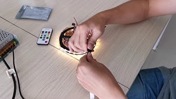 Test video of ws2812b led strip.