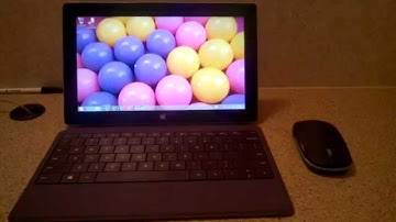 How to add a USB mouse to Microsoft Windows RT Surface Tablet
