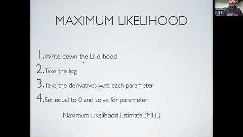 EE375 Lesson 12d: MLE steps, standard deviation estimator
