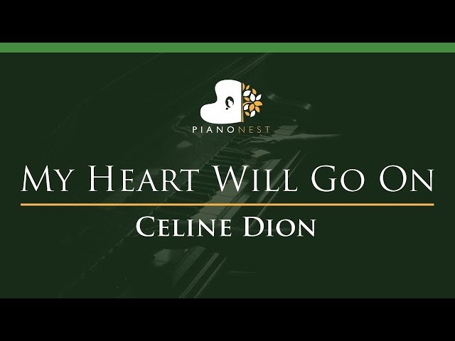 Celine Dion - My Heart Will Go On - LOWER Key (Piano Karaoke) class=
