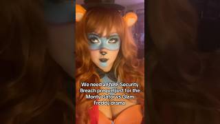 Monty Gator or Glamrock Freddy? #fnafcosplay #fivenightsatfreddys #fnaf #shorts