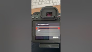 How to change your aspect ratio in camera?