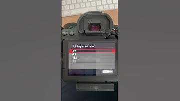 How to change your aspect ratio in camera?