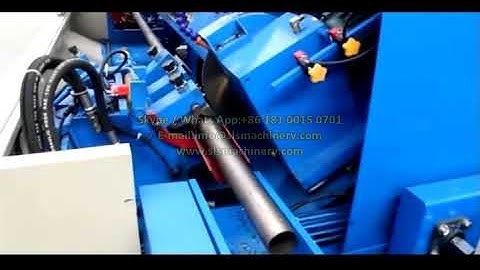 Single Head Fully Automatic Pipe Cutting Machine together with chamfering