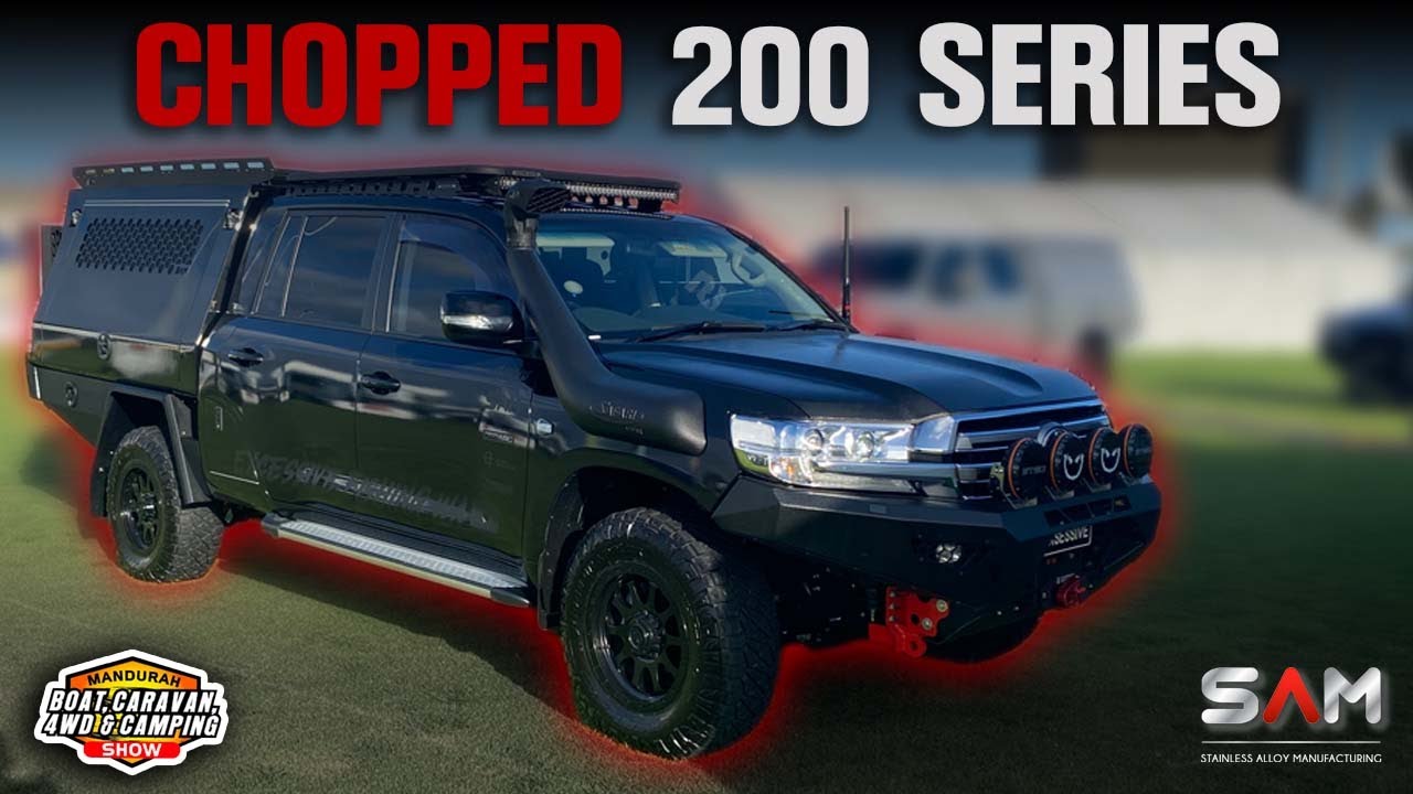 THE EXCESSIVE 200 AT THE MANDURAH 4X4 SHOW SAMS Canopy walk around