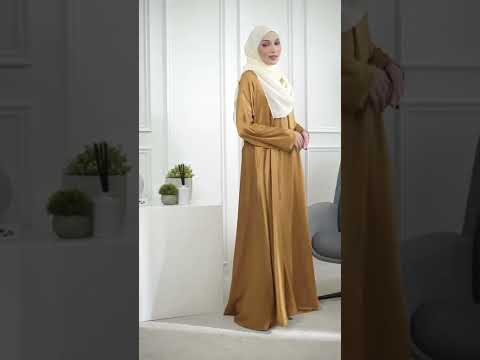 Dress DHIAA, Fabrik Satin Mewah.