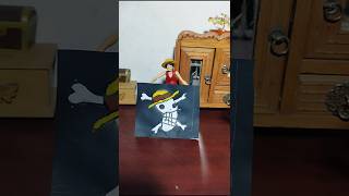 Usopp pinta la bandera de los sombrero de paja/ One piece/ Mugiwaras/SHF.