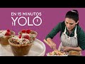 Menú: Pastel azteca de tinga y Flan de café en microondas 🟣 EN 15 MINUTOS CON LA CHEF YOLO | Recetas