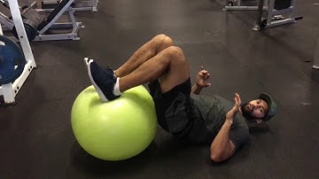 How To: Swiss Ball Leg Curl & 2 Up, 1 Down Leg Curl