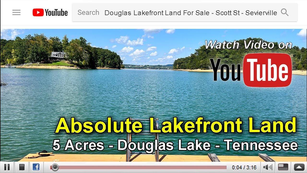 Douglas Lakefront Land for Sale Scott St Sevierville TN by Randy