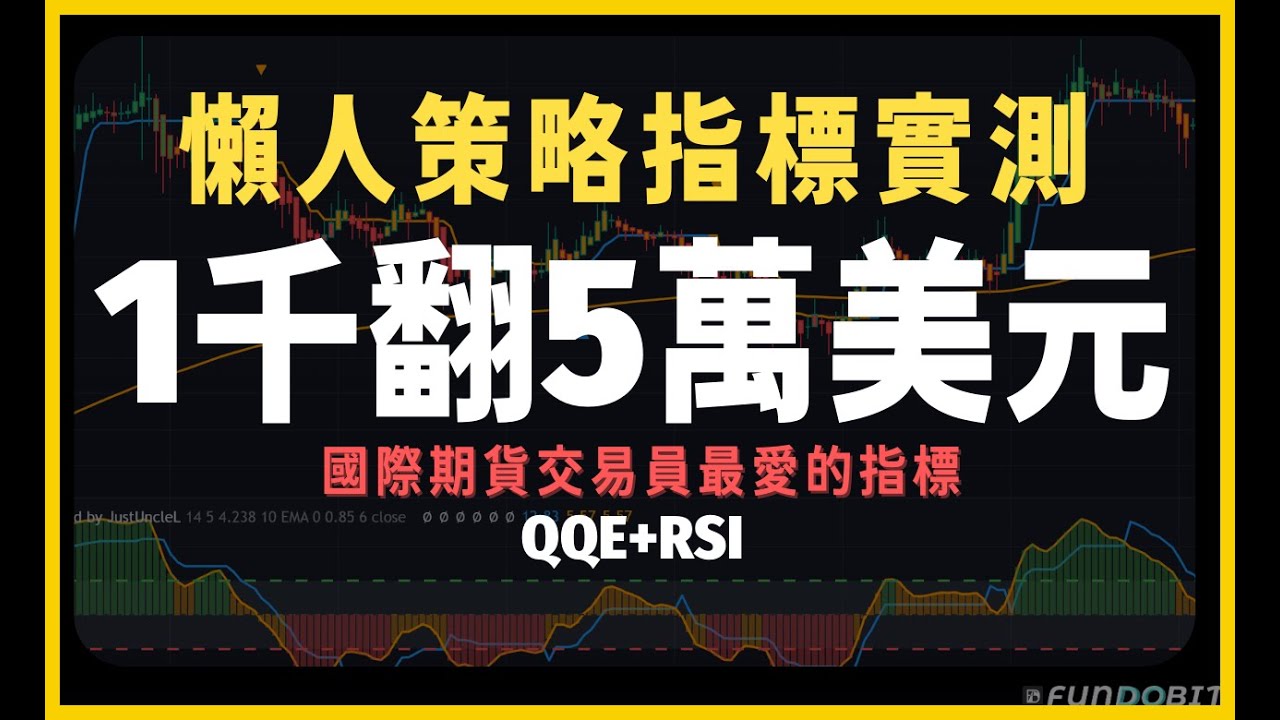 實測1千美元翻5萬美元的86%高勝率策略 Halftrend+RSI 進階版 - YouTube