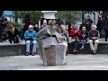 Dianne Wiest performing Samuel Beckett in Madison Square Park