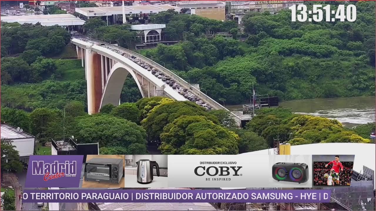 Ponte da Amizade ao vivo YouTube Ponte da Amizade ao vivo YouTube