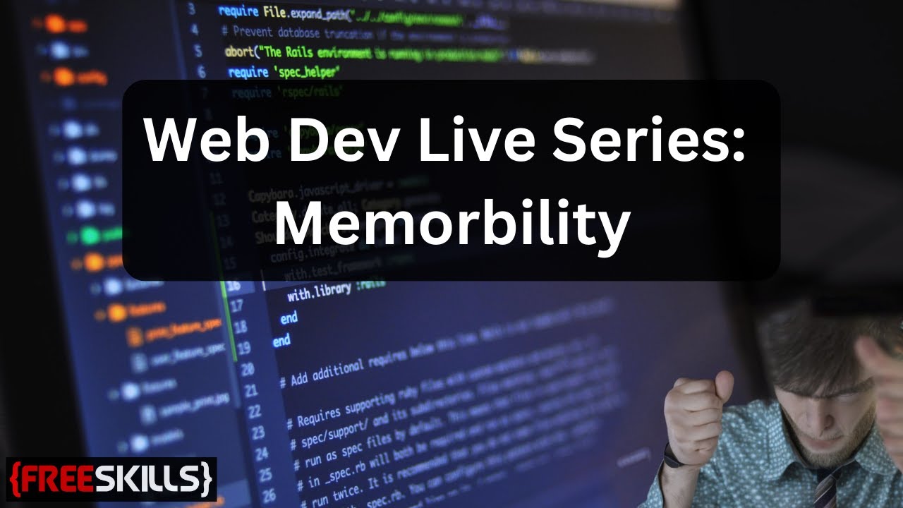 Web Dev Live Series: Memorbility - YouTube